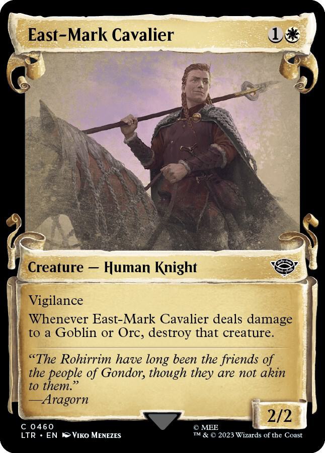 East-Mark Cavalier 460 (Universes Beyond: The Lord of the Rings: Tales of Middle-earth)  - Foil | Good Games Adelaide SA