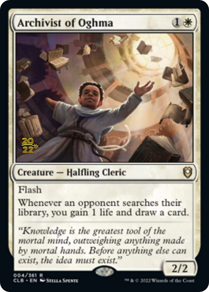 Archivist of Oghma 4 (Prerelease Cards)  - PreRelease Foil | Good Games Adelaide SA
