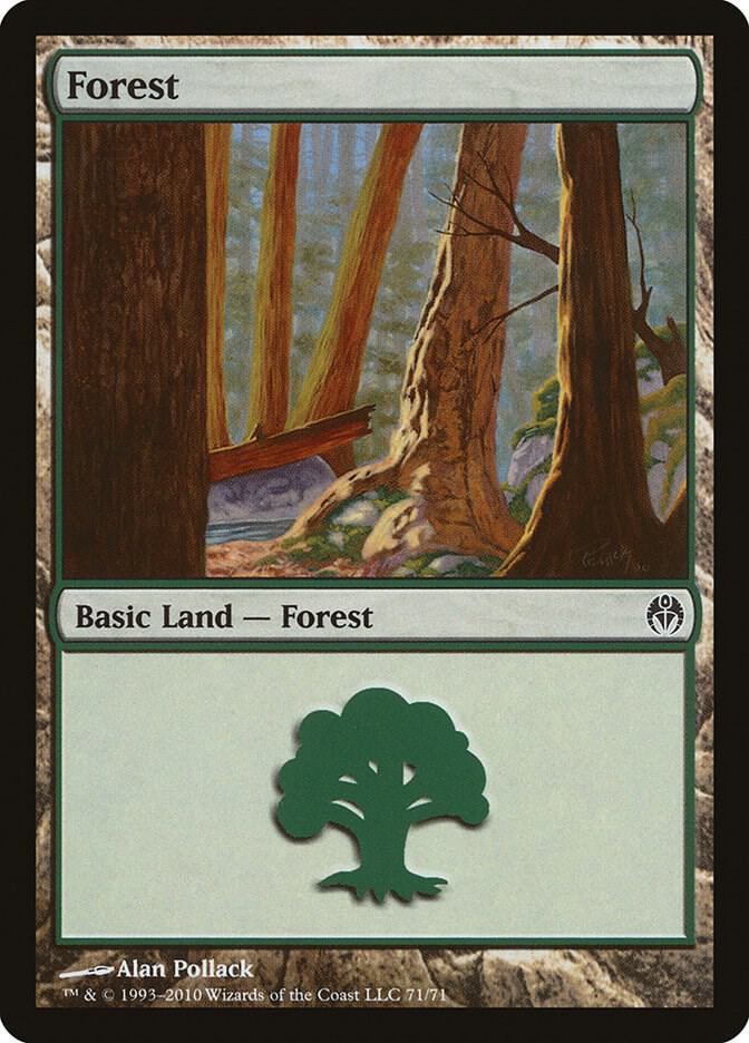 Forest 71 (Duel Decks: Phyrexia vs. the Coalition)  | Good Games Adelaide SA