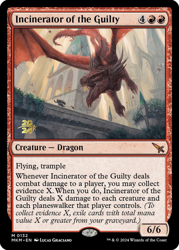 Incinerator of the Guilty 132 (Prerelease Cards)  - Foil | Good Games Adelaide SA