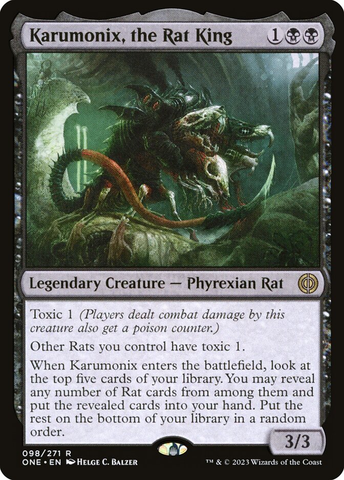 Karumonix, the Rat King 98 (Phyrexia: All Will Be One)  | Good Games Adelaide SA