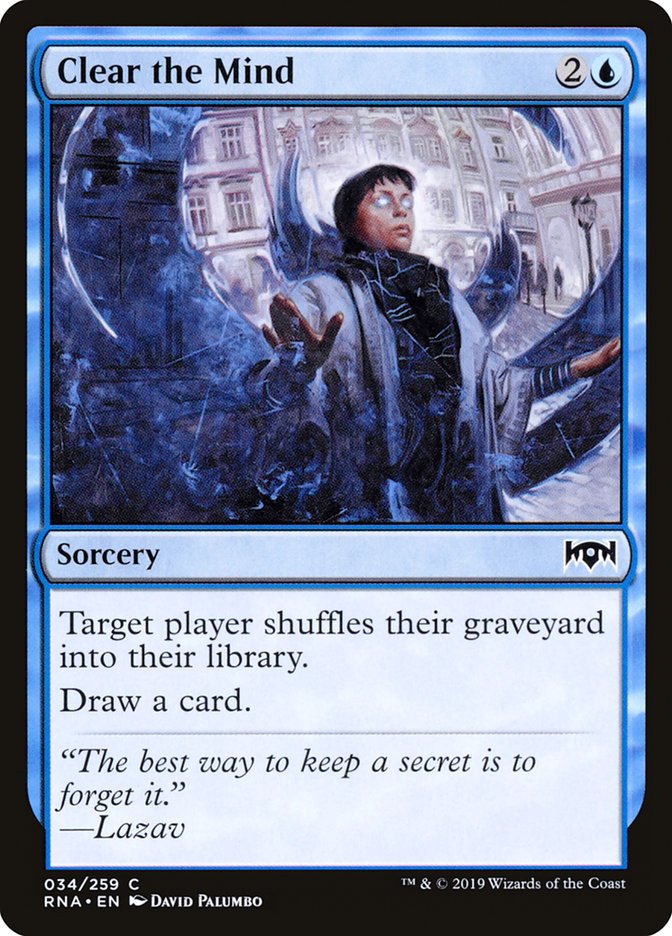 Clear the Mind [Ravnica Allegiance] | Good Games Adelaide SA