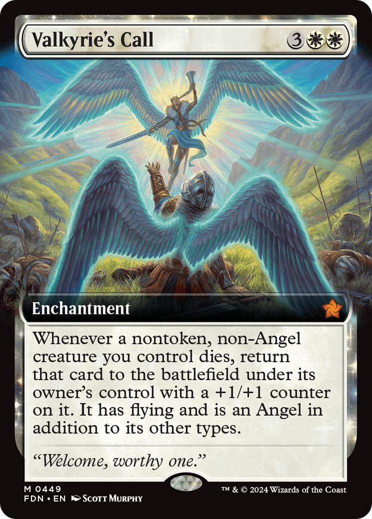 Valkyrie's Call (Extended Art) [Foundations] | Good Games Adelaide SA