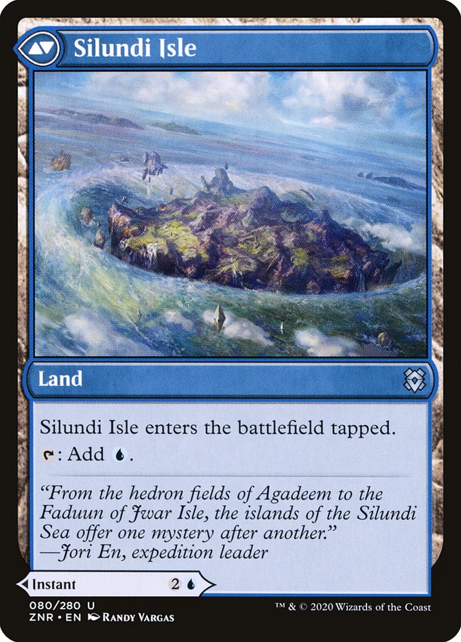 Silundi Vision // Silundi Isle [Zendikar Rising] | Good Games Adelaide SA