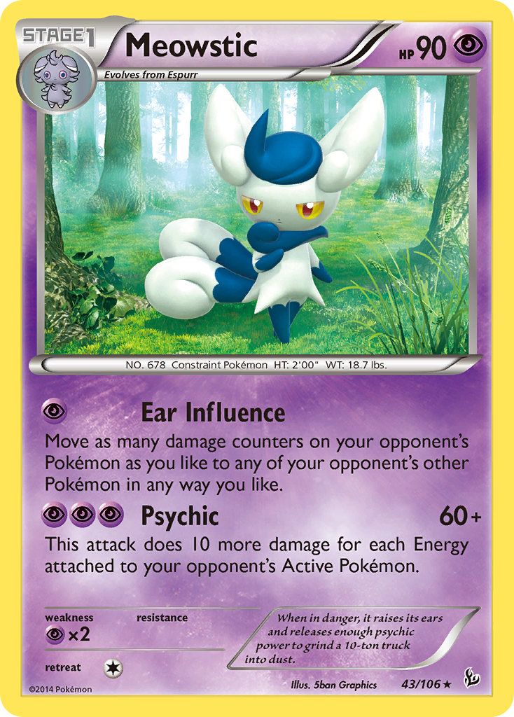 Meowstic (43/106) [XY: Flashfire] | Good Games Adelaide SA