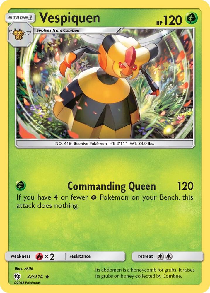 Vespiquen 32/214 (SM - Lost Thunder)  | Good Games Adelaide SA