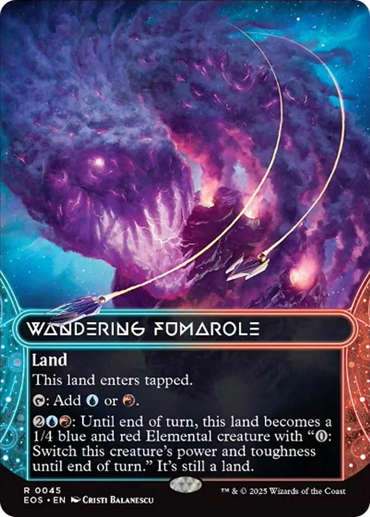 Wandering Fumarole (0045) (Borderless) [Edge of Eternities: Stellar Sights] | Good Games Adelaide SA