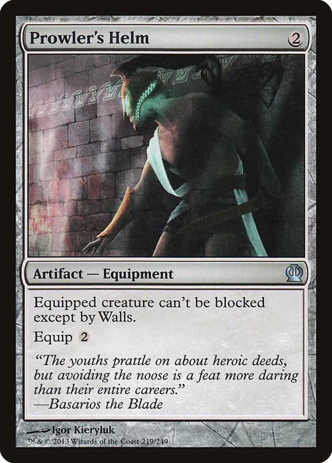 Prowler's Helm 219 (Theros)  - Foil | Good Games Adelaide SA