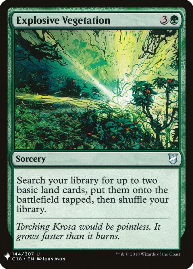 Explosive Vegetation 144 (The List Reprints)  | Good Games Adelaide SA