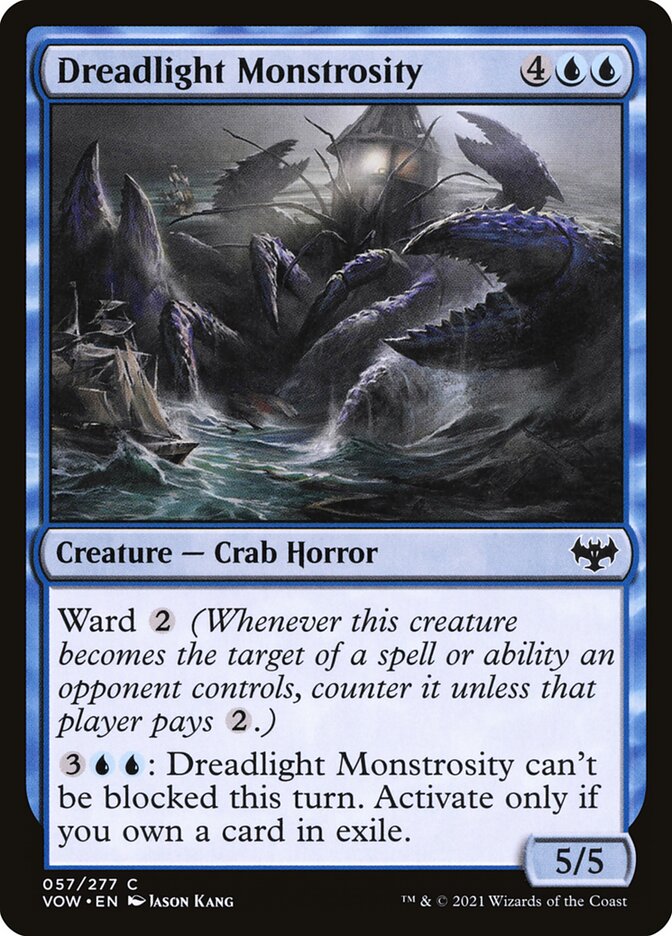 Dreadlight Monstrosity 57 (Innistrad: Crimson Vow)  - Foil | Good Games Adelaide SA