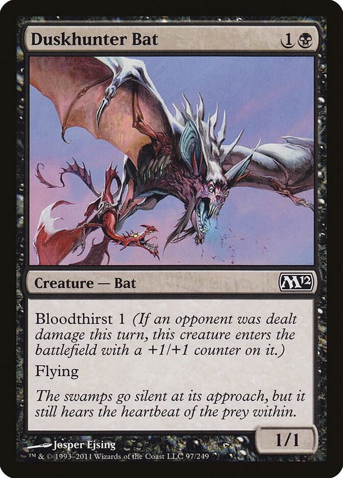 Duskhunter Bat 97 (Magic 2012 (M12))  - Foil | Good Games Adelaide SA