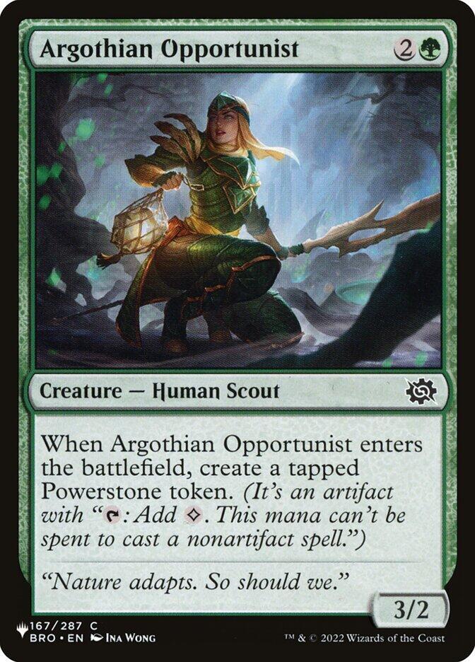 Argothian Opportunist 167/012 (The List Reprints)  | Good Games Adelaide SA