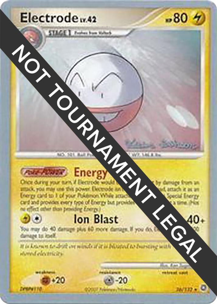 Electrode 2008 Tristan Robinson 26/132 (World Championship Decks)  | Good Games Adelaide SA
