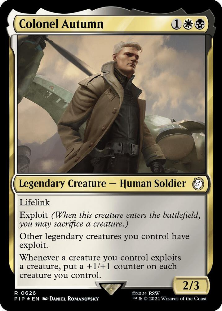 Colonel Autumn Surge Foil 626 (Universes Beyond: Fallout)  - Foil | Good Games Adelaide SA