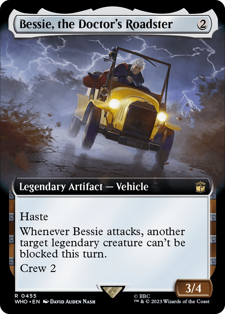 Bessie, the Doctor's Roadster (Extended Art) [Doctor Who] | Good Games Adelaide SA