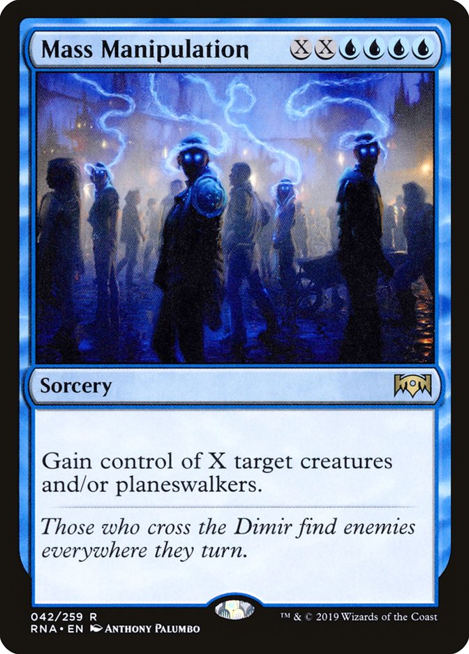 Mass Manipulation 42 (Ravnica Allegiance)  | Good Games Adelaide SA