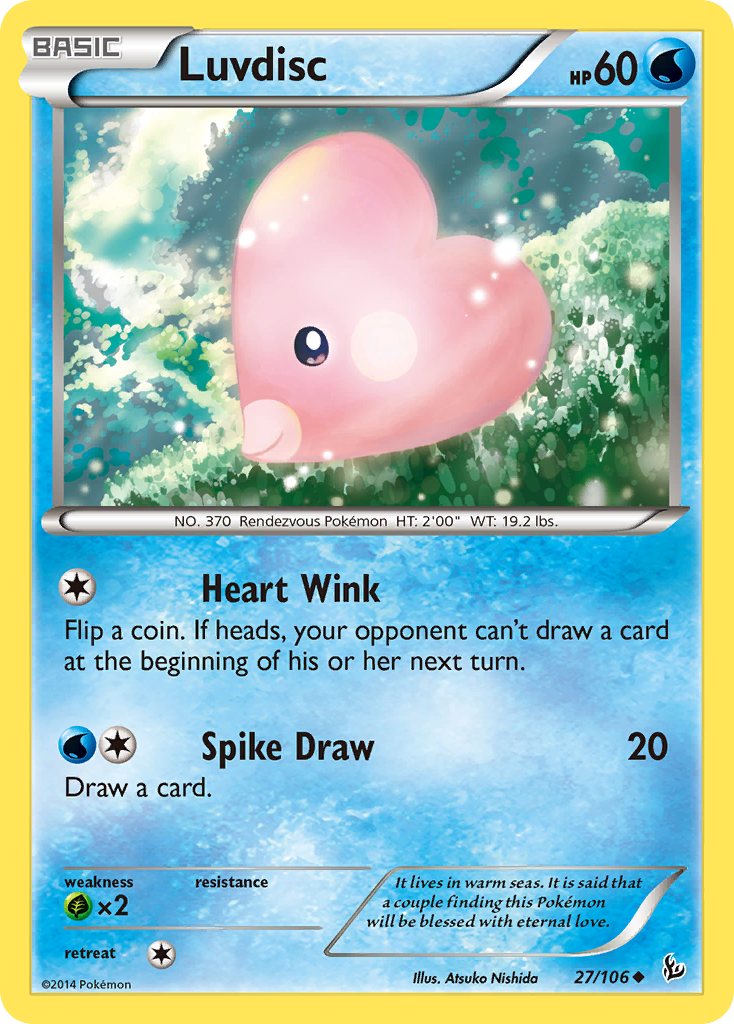 Luvdisc (27/106) [XY: Flashfire] | Good Games Adelaide SA