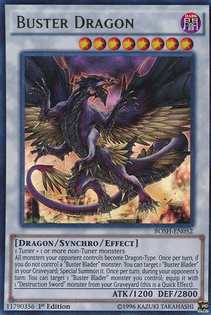 Buster Dragon [BOSH-EN052] Ultra Rare | Good Games Adelaide SA