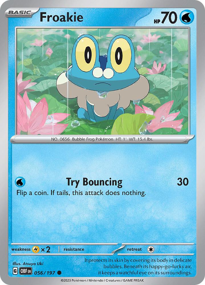 Froakie 056/197 (SV03: Obsidian Flames)  | Good Games Adelaide SA