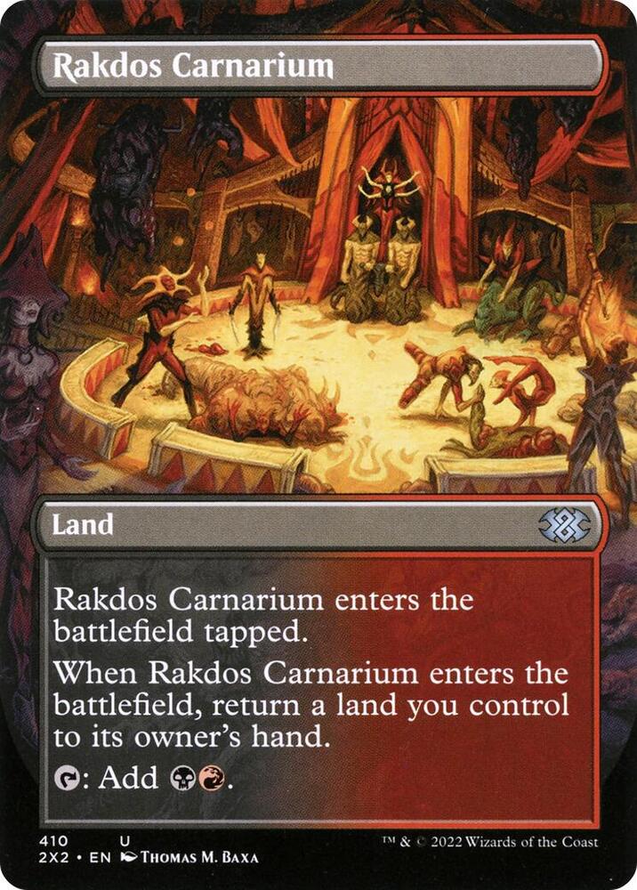 Rakdos Carnarium Borderless 410 (Double Masters 2022)  - Foil | Good Games Adelaide SA