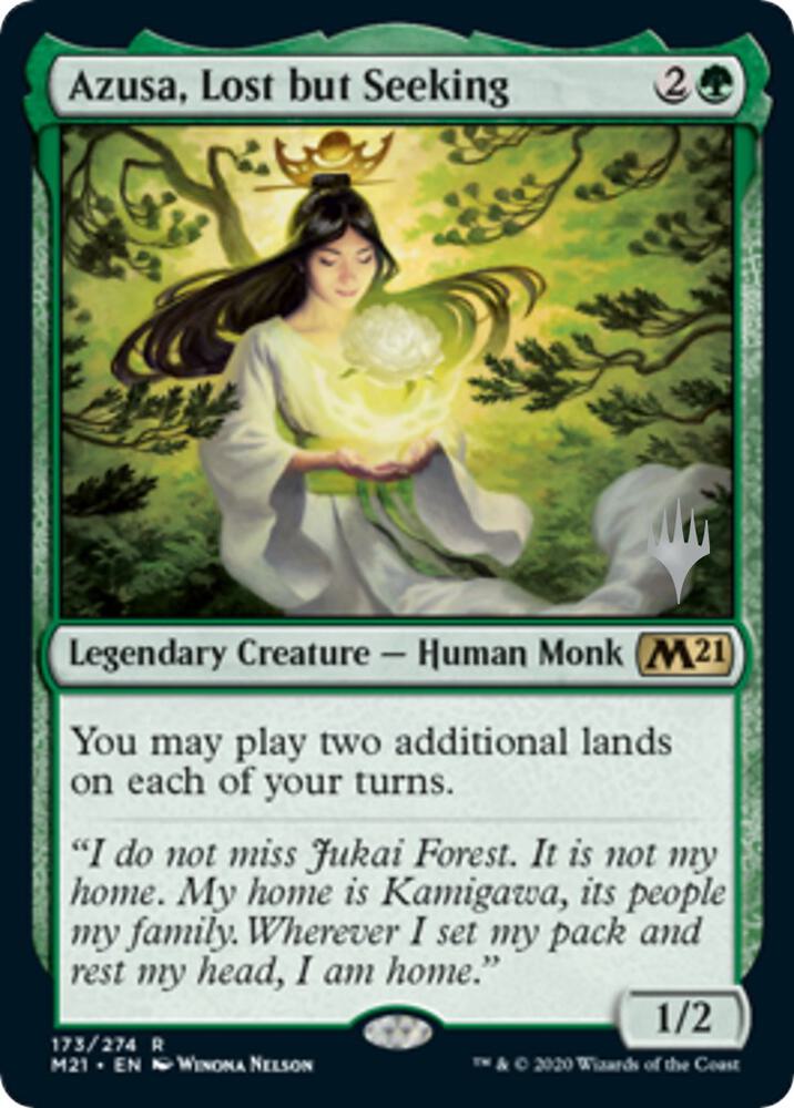 Azusa Lost but Seeking 173 (Promo Pack: Core Set 2021)  | Good Games Adelaide SA