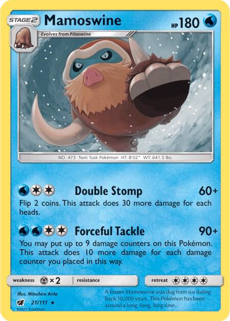 Mamoswine 21/111 (SM - Crimson Invasion)  | Good Games Adelaide SA
