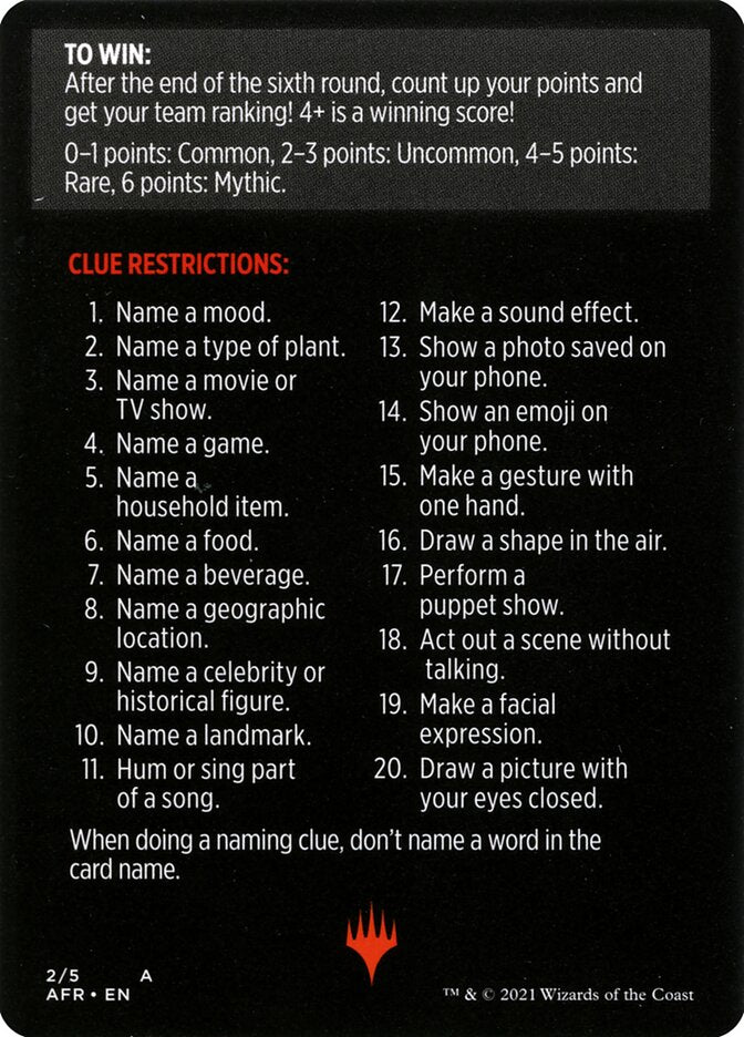 Totally Lost in Translation (Magic Minigame) [Dungeons & Dragons: Adventures in the Forgotten Realms Minigame] | Good Games Adelaide SA