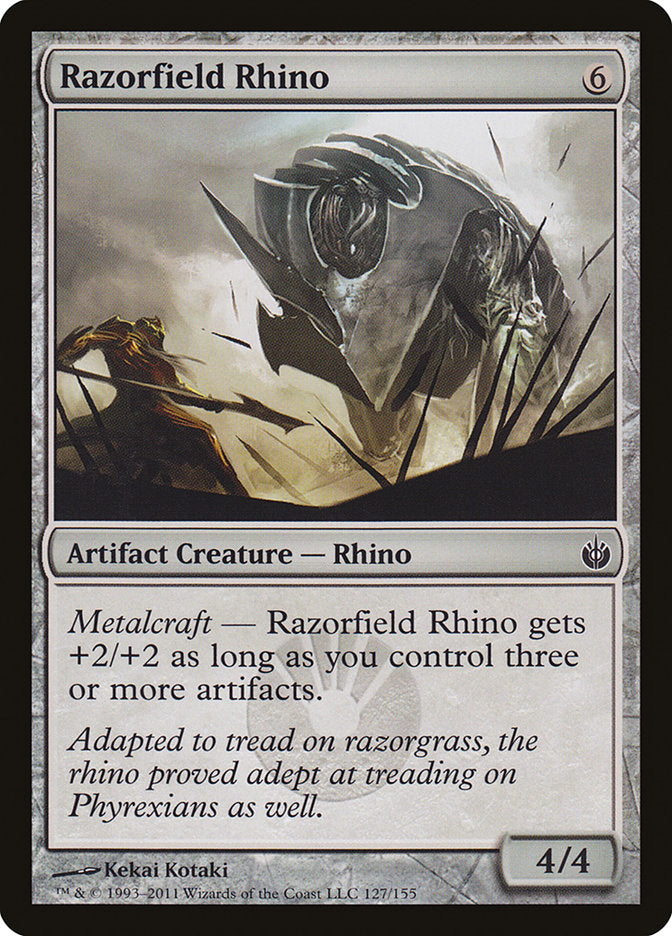 Razorfield Rhino 127 (Mirrodin Besieged)  | Good Games Adelaide SA