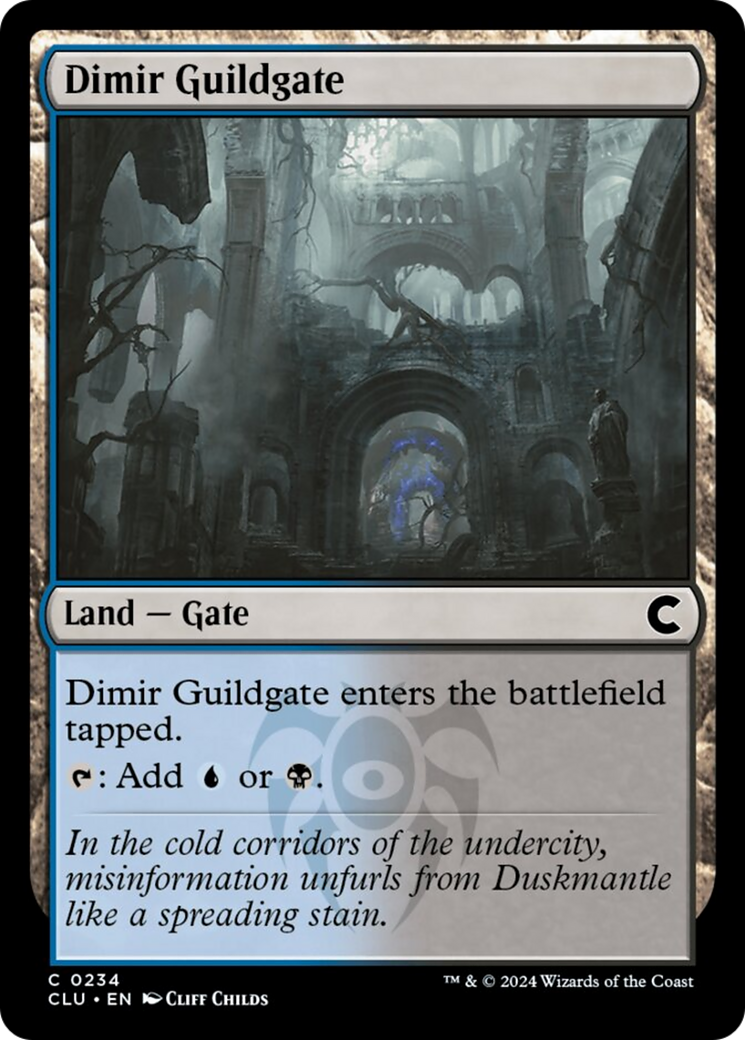 Dimir Guildgate [Ravnica: Clue Edition] | Good Games Adelaide SA