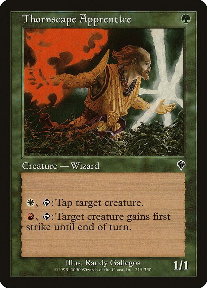 Thornscape Apprentice 215 (Invasion)  - Foil | Good Games Adelaide SA