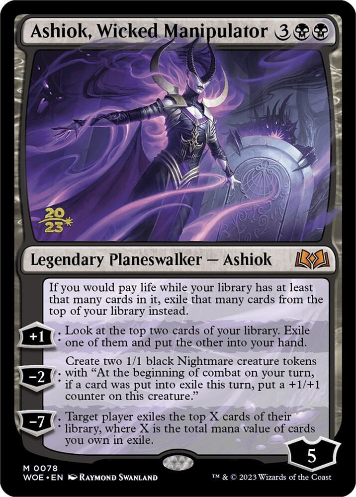 Ashiok, Wicked Manipulator 78 (Prerelease Cards)  - PreRelease Foil | Good Games Adelaide SA