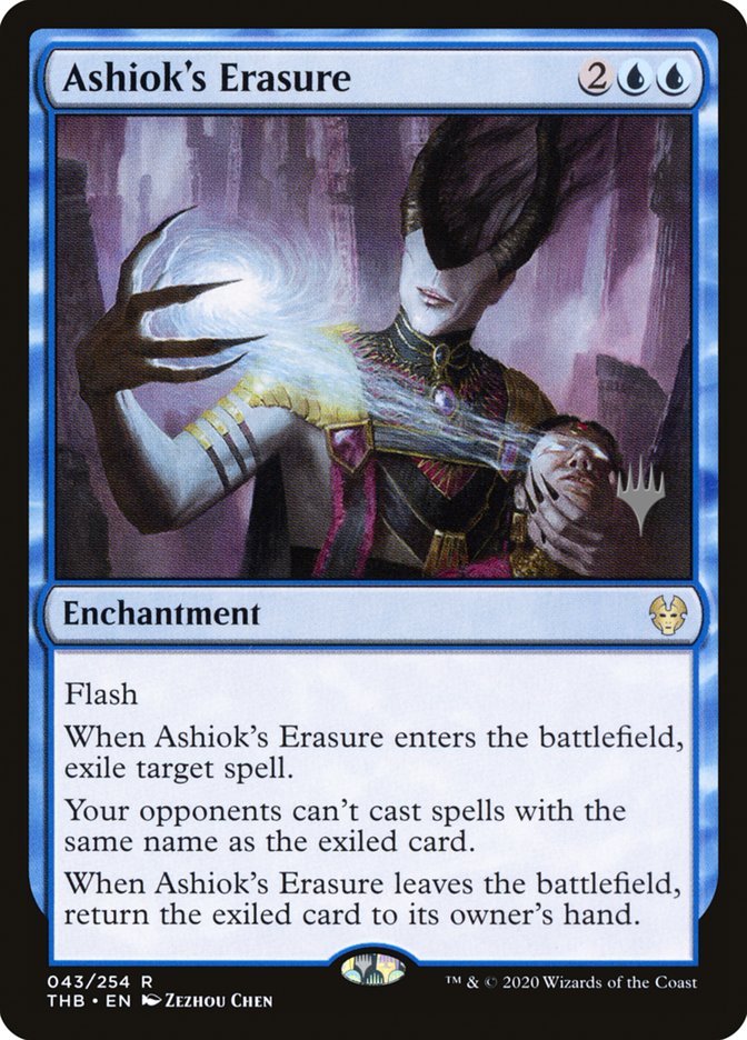 Ashiok's Erasure (Promo Pack) [Theros Beyond Death Promos] | Good Games Adelaide SA