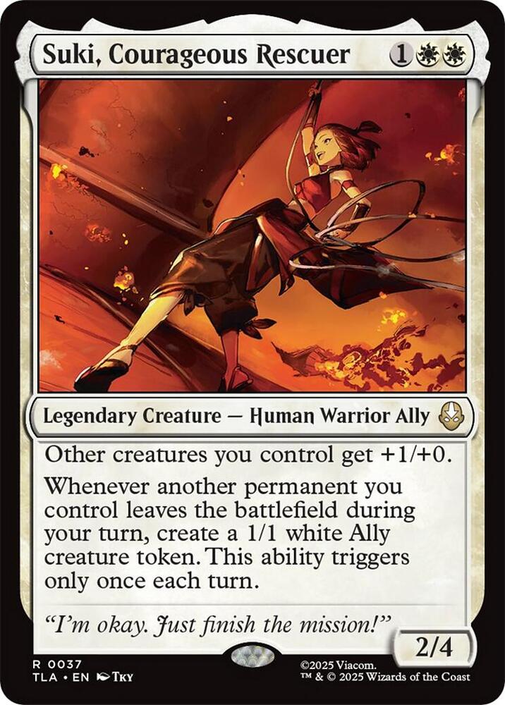 Suki, Courageous Rescuer 37 (Avatar: The Last Airbender)  | Good Games Adelaide SA