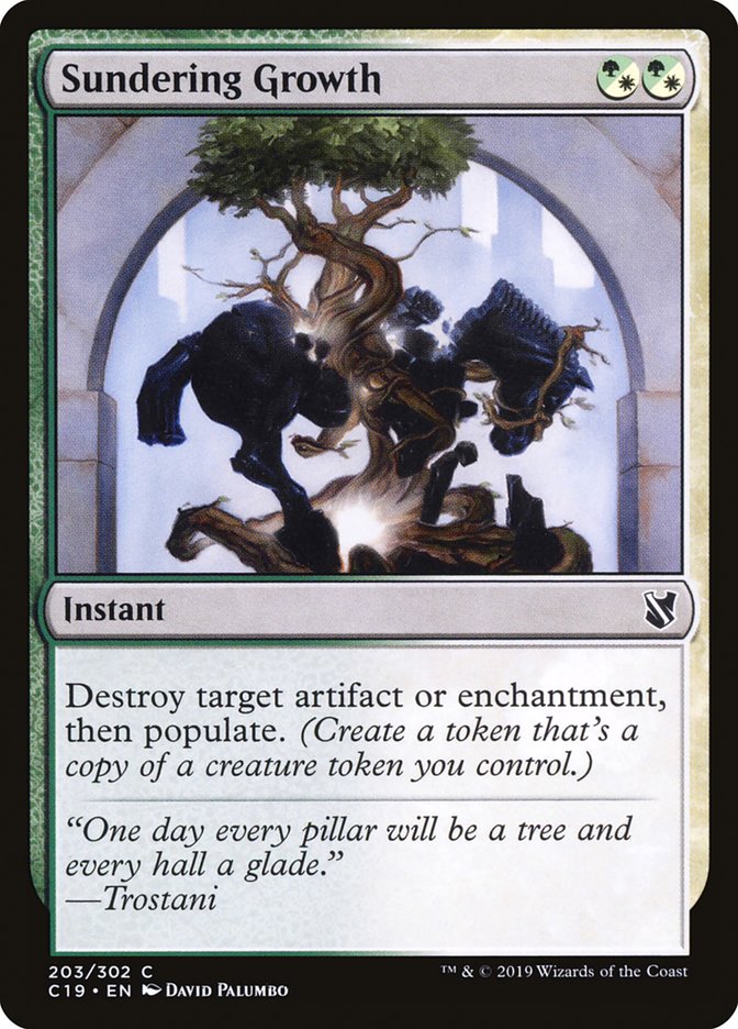 Sundering Growth [Commander 2019] | Good Games Adelaide SA