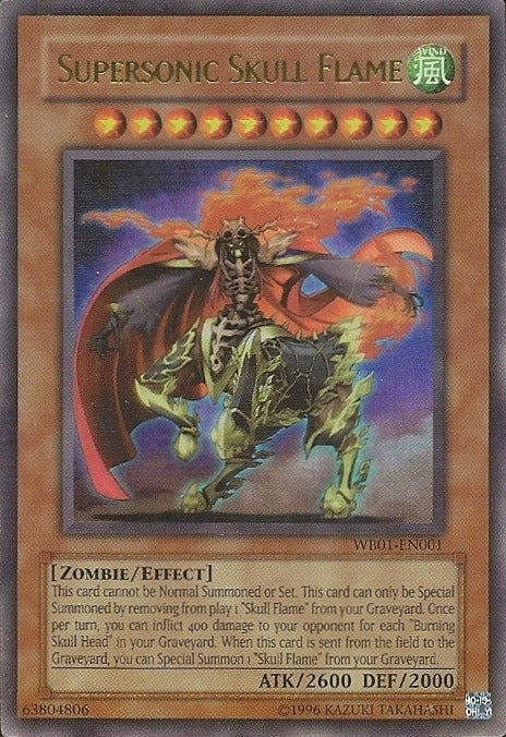 Supersonic Skull Flame [WB01-EN001] Super Rare | Good Games Adelaide SA