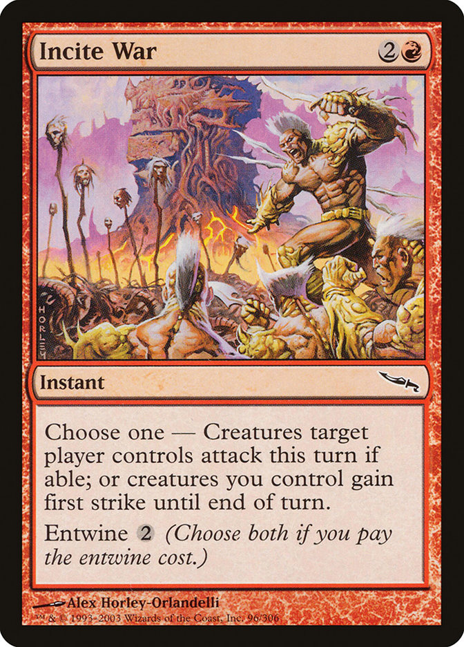 Incite War 96 (Mirrodin)  - Foil | Good Games Adelaide SA