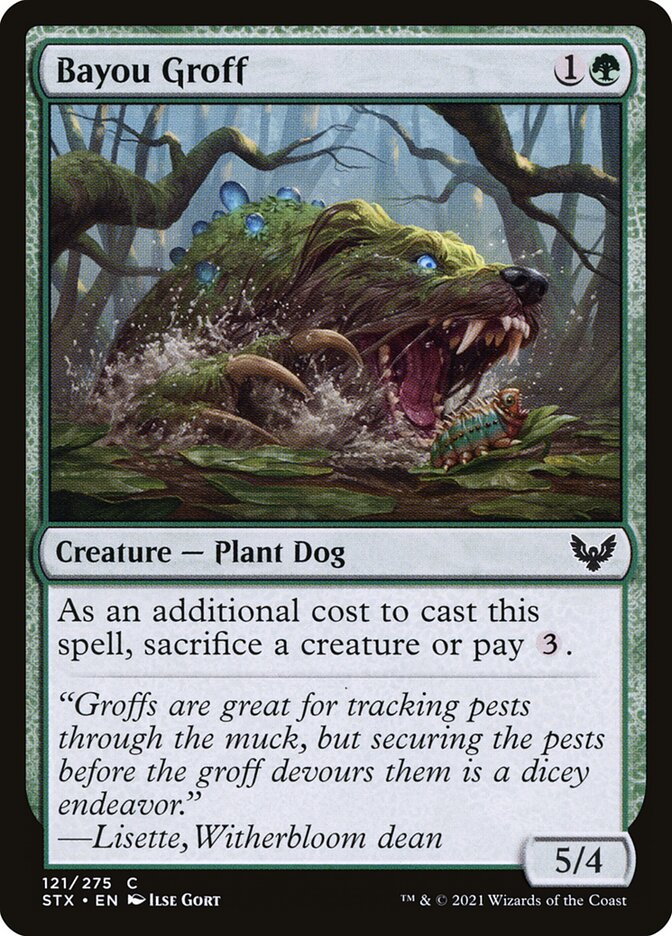 Bayou Groff 121 (Strixhaven: School of Mages)  - Foil | Good Games Adelaide SA