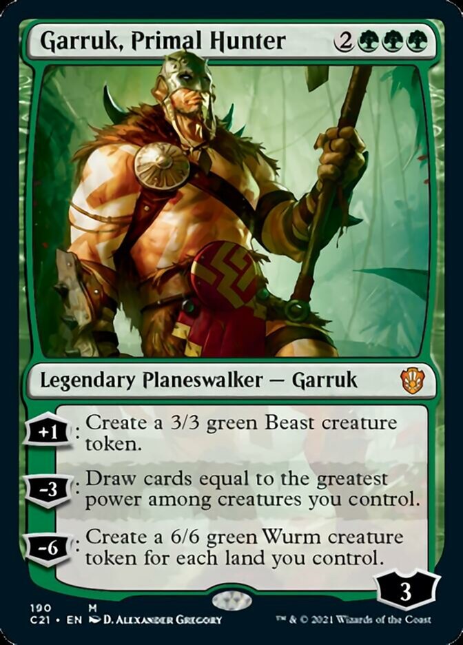 Garruk, Primal Hunter [Commander 2021] | Good Games Adelaide SA