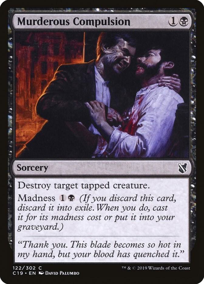 Murderous Compulsion 122 (Commander 2019)  | Good Games Adelaide SA
