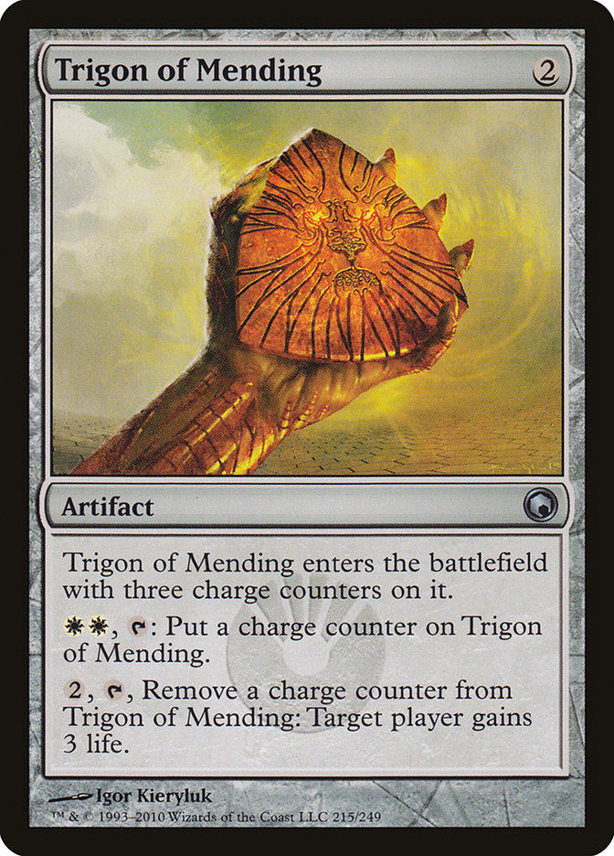Trigon of Mending 215 (Scars of Mirrodin)  - Foil | Good Games Adelaide SA