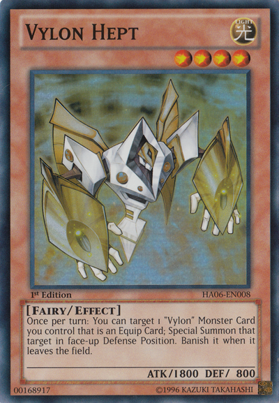 Vylon Hept [HA06-EN008] Super Rare | Good Games Adelaide SA
