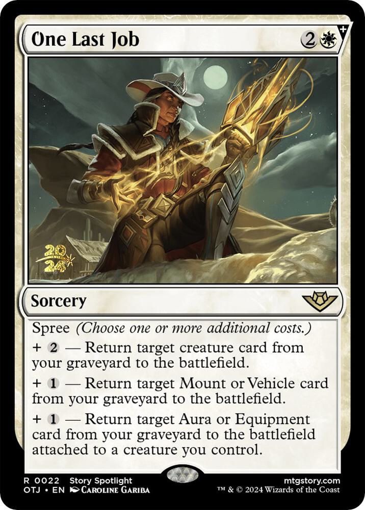 One Last Job 22 (Prerelease Cards)  - Foil | Good Games Adelaide SA