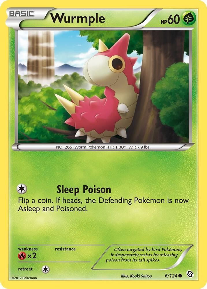 Wurmple 6/124 (Dragons Exalted)  | Good Games Adelaide SA