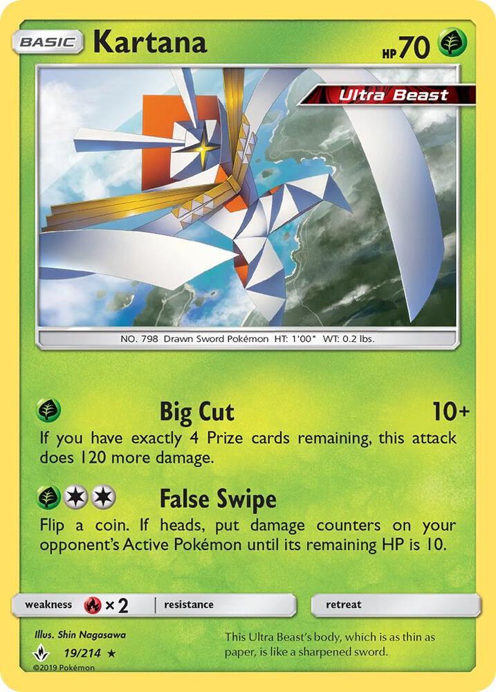 Kartana 19/214 (SM - Unbroken Bonds)  - Holofoil | Good Games Adelaide SA