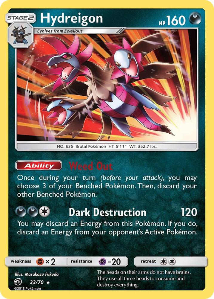 Hydreigon 33/70 (Dragon Majesty)  - Holofoil | Good Games Adelaide SA