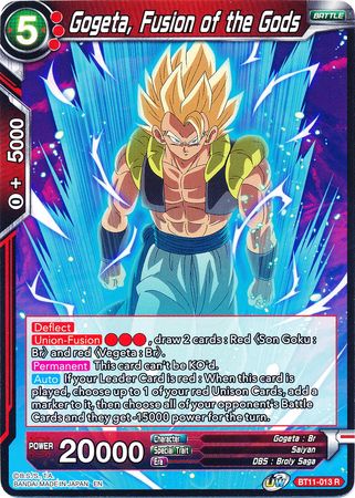 Gogeta, Fusion of the Gods [BT11-013] | Good Games Adelaide SA