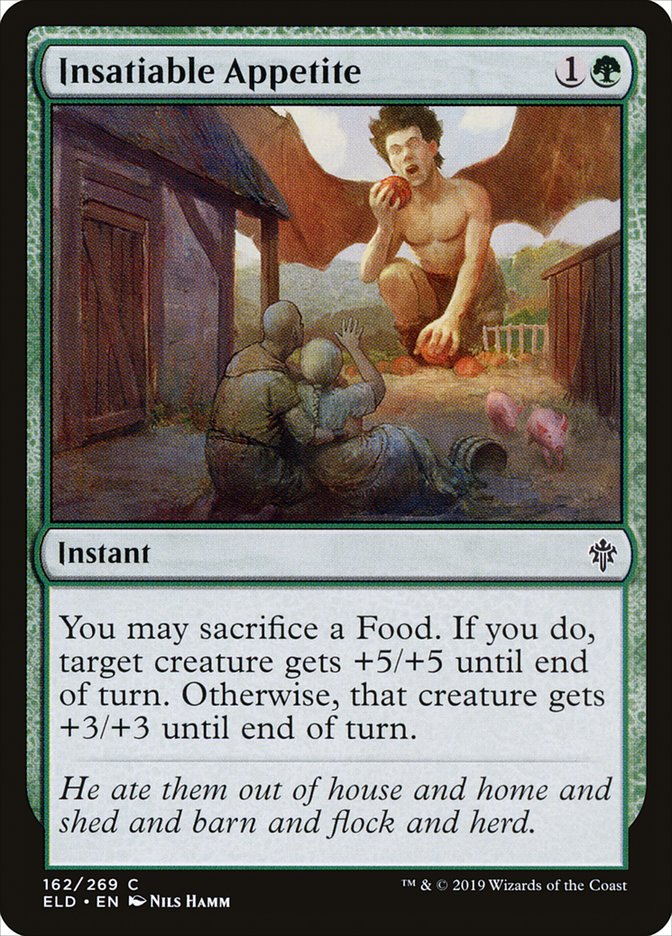 Insatiable Appetite 162 (Throne of Eldraine)  | Good Games Adelaide SA