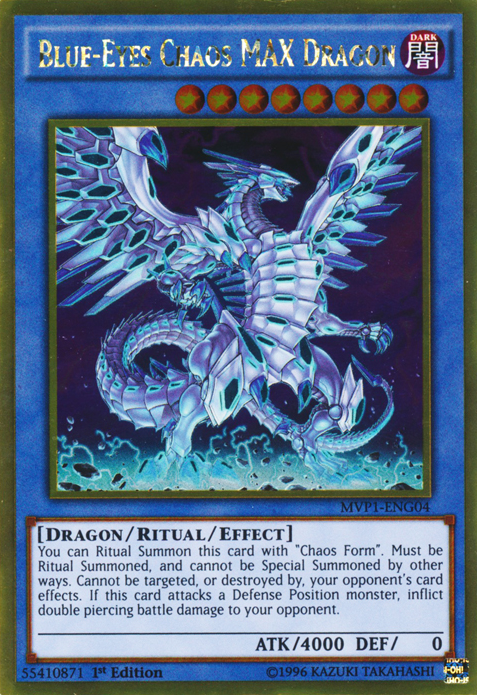 Blue-Eyes Chaos MAX Dragon [MVP1-ENG04] Gold Rare | Good Games Adelaide SA
