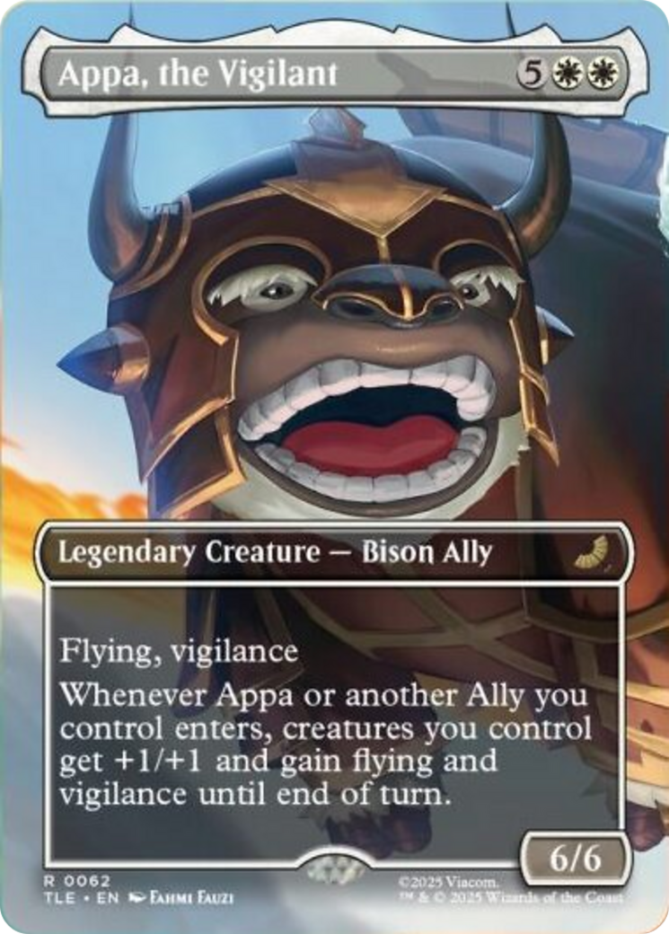 Appa, the Vigilant (Borderless) [Avatar: The Last Airbender: Eternal-Legal] | Good Games Adelaide SA
