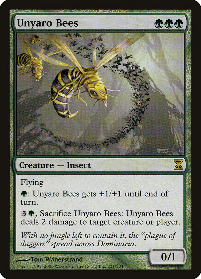 Unyaro Bees 231 (Time Spiral)  - Foil | Good Games Adelaide SA